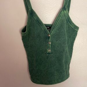 Cute green crop top to wear out